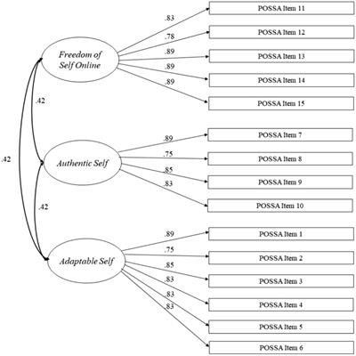 Navigating virtual selves: validation of the German version of the presentation of online self scale